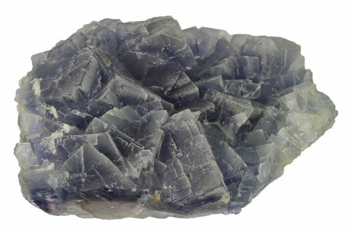 Blue Cubic Fluorite Crystal Cluster - Pakistan #136950